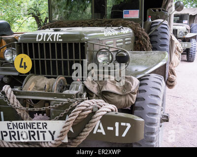 Di fronte a noi camion militare (seconda Guerra Mondiale) Foto Stock