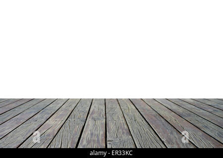 Pavimento in legno isolato su uno sfondo bianco Foto stock - Alamy