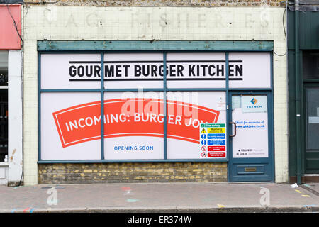 Gourmet Burger Kitchen presto per aprire a Bromley, in negozio una volta occupato da Mac pesca. Foto Stock