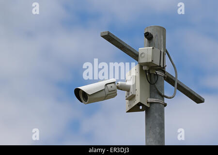 La sorveglianza TVCC videocamera di sicurezza Foto Stock