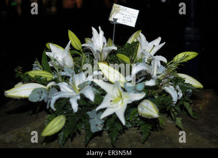 "Giustizia 4 la 21' memorial, per commemorare le vittime del 1974 pub di Birmingham bombardamenti, adducendo il motivo della Cattedrale di S. Filippo dove: Birmingham, Regno Unito quando: 21 Nov 2014 Credit: Anthony Stanley/WENN.com Foto Stock