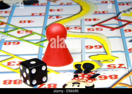 Gioco - Snake e scaletta Foto Stock