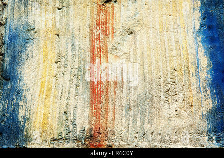 Abstract Close Up Textured Parete in cemento Foto Stock