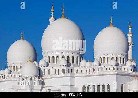 Parte di Abu Dhabi Moschea Sheikh Zayed, UAE. Foto Stock