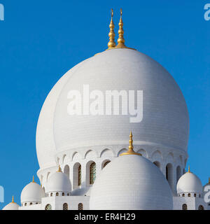 Parte del famoso Abu Dhabi Moschea Sheikh Zayed, UAE. Foto Stock