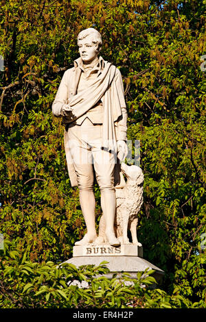 Ballarat Australia / il poeta Scozzese Robert Burns monumento. Foto Stock