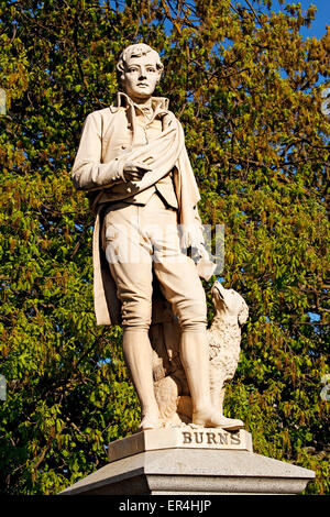 Ballarat Australia / il poeta Scozzese Robert Burns monumento. Foto Stock