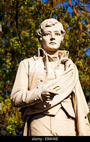 Ballarat Australia / il poeta Scozzese Robert Burns monumento. Foto Stock