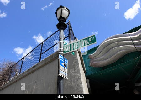 Downtown waterfront district Yonkers New York Foto Stock