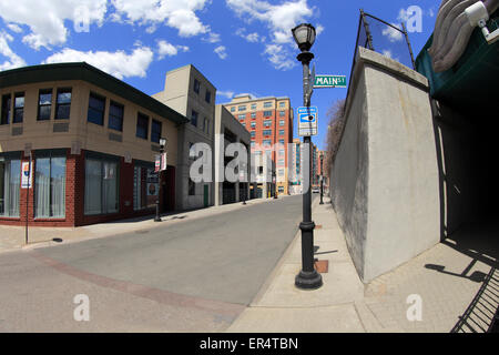 Downtown waterfront district Yonkers New York Foto Stock