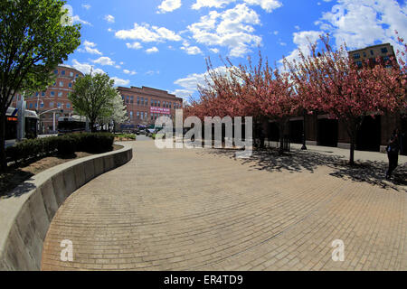 Downtown waterfront district Yonkers New York Foto Stock