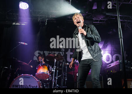 Switchfoot giocando il liquido Camere Edimburgo 2015 Foto Stock