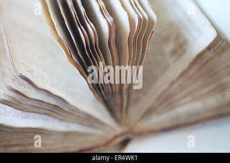 Aprire il libro dei Salmi del XIX secolo Foto Stock