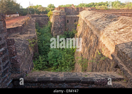 Fort Aguada in Candolim, Goa, India, Asia Foto Stock