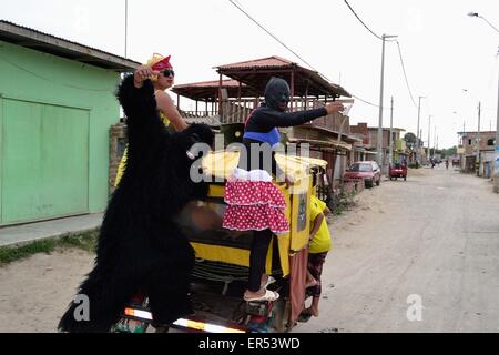 Circus in PUERTO PIZARRO . Dipartimento di Tumbes .PERÙ Foto Stock