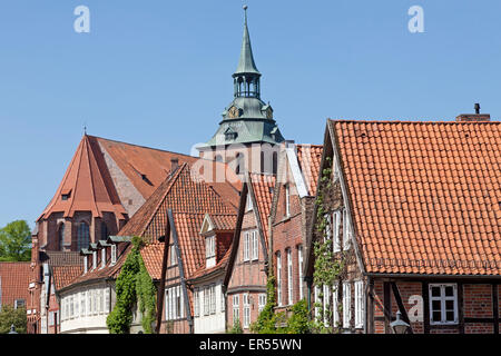 Michaelis Chiesa, Auf dem Meere, Lueneburg, Bassa Sassonia, Germania Foto Stock