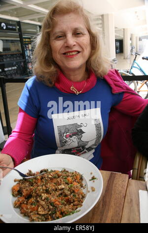 Hadasah Bau al Mann Auditorium ristorante, Tel Aviv, Israele. Foto Stock