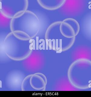 Bolla blu Pattern Illustrazione Vettoriale