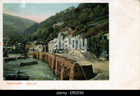 Mars Hill, Lynmouth, Devon Foto Stock