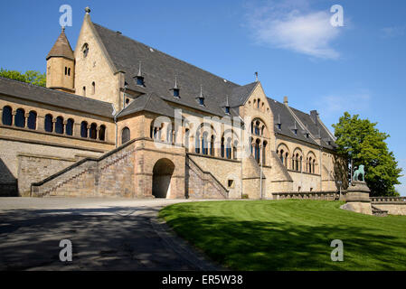 Palazzo imperiale di Goslar, Harz, Bassa Sassonia, Germania, Europa Foto Stock