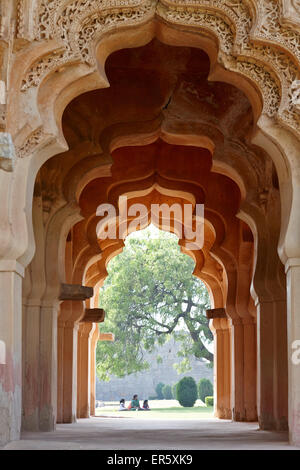 Lotus Mahal, Hampi, Karnataka, India Foto Stock