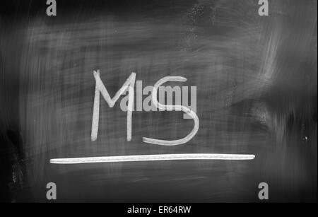 La sclerosi multipla Concept Foto Stock