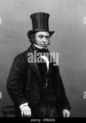 Isambard Kingdom Brunel (1806 15 Settembre 1859) - inglese meccanico e un ingegnere civile. Progettista e costruttore di cantieri, il Great Western Railway, rivoluzionaria piroscafi (compresa la Great Eastern) e molti importanti ponti e gallerie. circa 1 Foto Stock