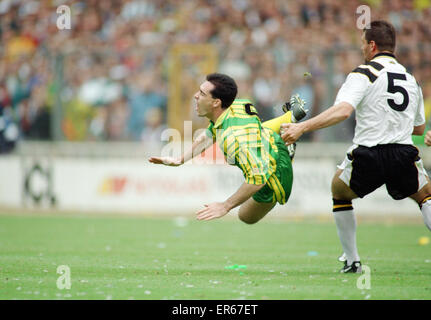 English League Division due Play Off finale allo stadio di Wembley. West Bromwich Albion 3 v Port vale 0. Azione durante la partita. Il 30 maggio 1993. Foto Stock