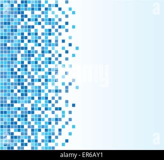 Illustrazione Vettoriale di blu controllato abstract concept futuristico Illustrazione Vettoriale