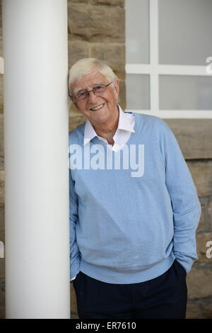 Sir Michael Morbo di Parkinson a 'Una Serata con Sir Michael Morbo di Parkinson' La Civic, Barnsley, Regno Unito. Immagine: Scott Bairstow/Alamy Foto Stock