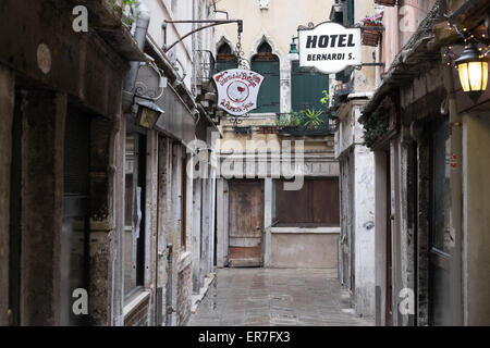 Hotel Bernardi in Ca d'Oro, Venezia Italia. Foto Stock