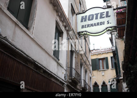 Hotel Bernardi in Ca d'Oro, Venezia Italia. Foto Stock