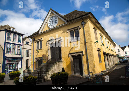 Casa Mercato, costruita nel 1655, Tetbury, Cotswolds. Gloucestershire, England, Regno Unito Foto Stock