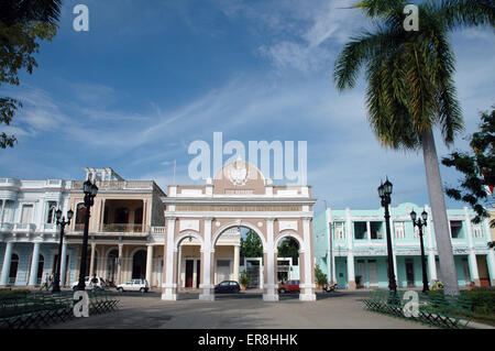 Piazza di Cienfuegos, Cuba. Plaza José Martí. Foto Stock