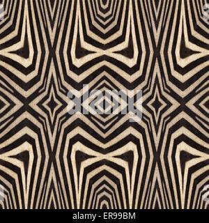 Caleidoscopio sfondo astratto di zebra stripes. Bellissima pelliccia naturale pattern. Foto Stock