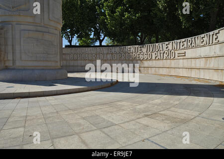 Duarte Pacheco monumento di Loule, Portogallo Foto Stock