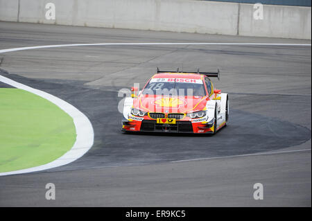 Lausitzring, Germania. 29st Maggio 2015. DTM, Deutsche Tourenwagen Meisterschaft Augusto Farfus (BMW M4 DTM BMW Team RBM) 18 Credito: Burghard Schreyer/Alamy Live News Foto Stock