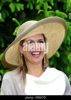 Toronto, 29-05-2015 HM Regina Maxima visita a Toronto Island terzo giorno di 3 giorni allo Stato visita da HM Willem-Alexander re e regina HM Maxima in Canada. RPE/Albert Nieboer/Paesi Bassi/ - nessun filo SERVICE - Foto Stock