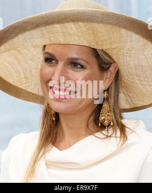 Toronto, 29-05-2015 HM Regina Maxima visita a Toronto Island terzo giorno di 3 giorni allo Stato visita da HM Willem-Alexander re e regina HM Maxima in Canada. RPE/Albert Nieboer/Paesi Bassi/ - nessun filo SERVICE - Foto Stock