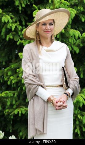 Toronto, 29-05-2015 HM Regina Maxima visita a Toronto Island terzo giorno di 3 giorni allo Stato visita da HM Willem-Alexander re e regina HM Maxima in Canada. RPE/Albert Nieboer/Paesi Bassi/ - nessun filo SERVICE - Foto Stock