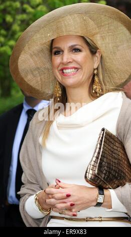 Toronto, 29-05-2015 HM Regina Maxima visita a Toronto Island terzo giorno di 3 giorni allo Stato visita da HM Willem-Alexander re e regina HM Maxima in Canada. RPE/Albert Nieboer/Paesi Bassi/ - nessun filo SERVICE - Foto Stock