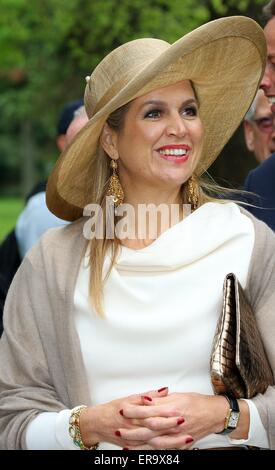 Toronto, 29-05-2015 HM Regina Maxima visita a Toronto Island terzo giorno di 3 giorni allo Stato visita da HM Willem-Alexander re e regina HM Maxima in Canada. RPE/Albert Nieboer/Paesi Bassi/ - nessun filo SERVICE - Foto Stock