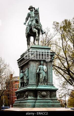 Il Maggiore Generale John A. Logan Memorial, Logan Circle, tredicesima strada NE, Washington, DC Foto Stock