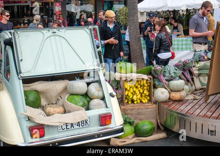 Il gusto del cibo di Manly,vino e sostenibilità festival nella sua 29 anno sulla spiaggia di Manly e corso, Sydney, Nuovo Galles del Sud, Australia Foto Stock