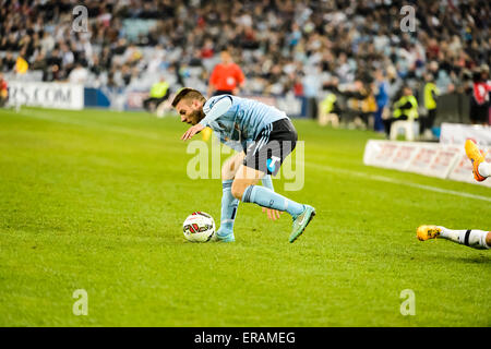 Sydney, Australia. Il 30 maggio 2015. International amichevole tra Sydney FC e Tottenham sprona a ANZ Stadium di Sydney Credito: MediaServicesAP/Alamy Live News Foto Stock