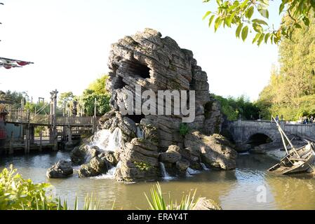 Cranio rock a Disneyland Parigi Foto Stock