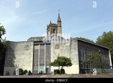 Il palazzo Norwich Union e St Mary le Port chiesa, Bristol, Inghilterra Foto Stock