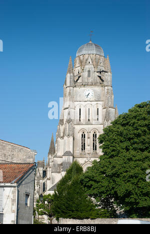 Cathedrale de St-Pierre, Saintes, Francia Foto Stock