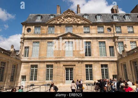 Esterno facciata del Musée National Picasso museo di Parigi / Musee. Parigi, Francia. Foto Stock