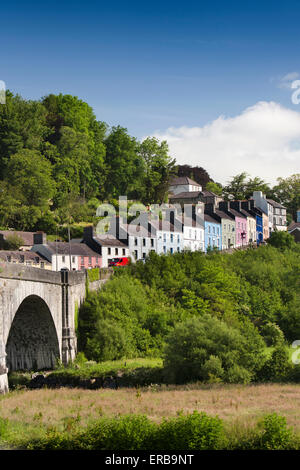 Il Galles, Carmarthenshire, Llandeilo, dal 1848 Afon Tywi, Fiume Towy bridge Foto Stock